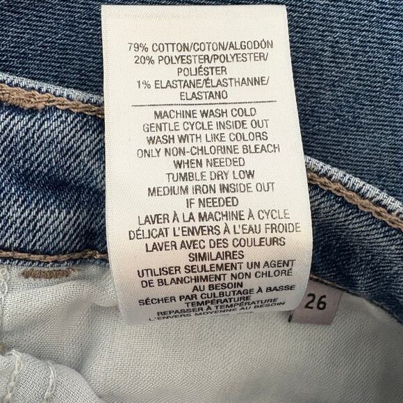 NWT JOE'S JEANS Panama Jeans - High Waist Wide Leg - Ankle Cuffed - Size 26 - Picture 6 of 7